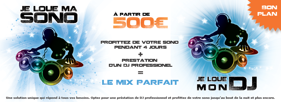 Location de sono avec DJ